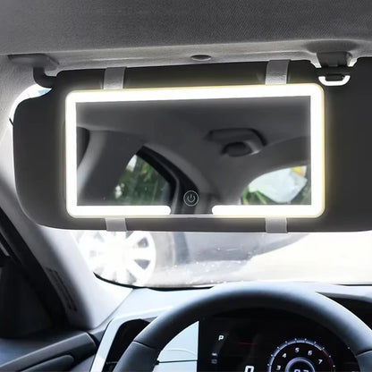 L.E.D. Ring Light Car Mirror