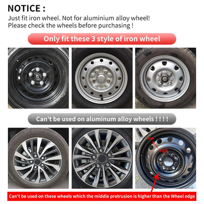 R15 -15" Petal-Style Wheel Covers