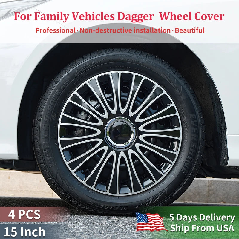 R15 -15" Dagger-Style Wheel Covers