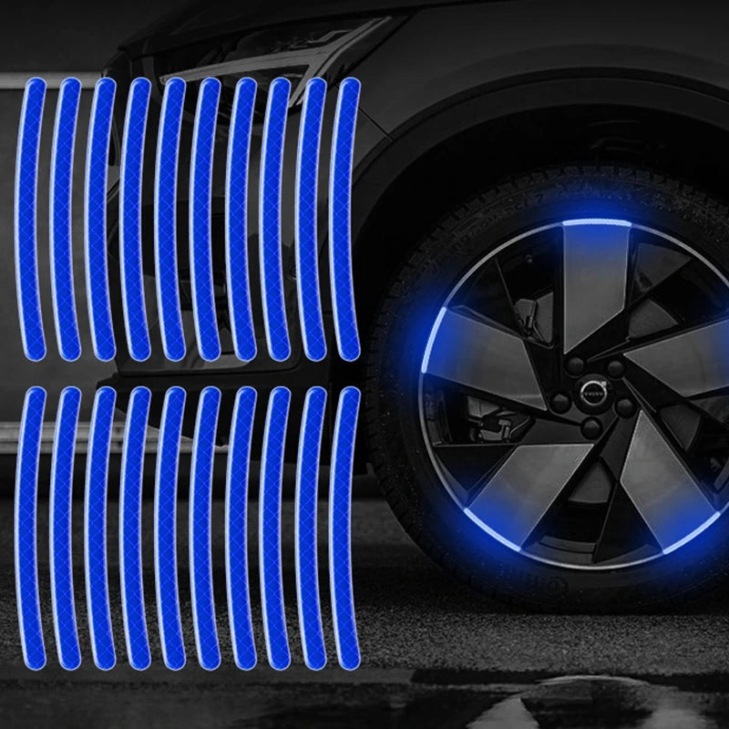 Reflective Car Wheel Tire Rim Strips