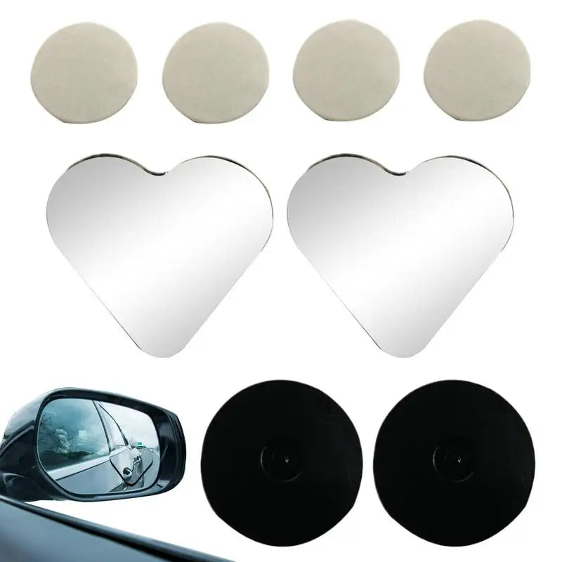 Heat Shaped Convex Rear View Mirror add-on